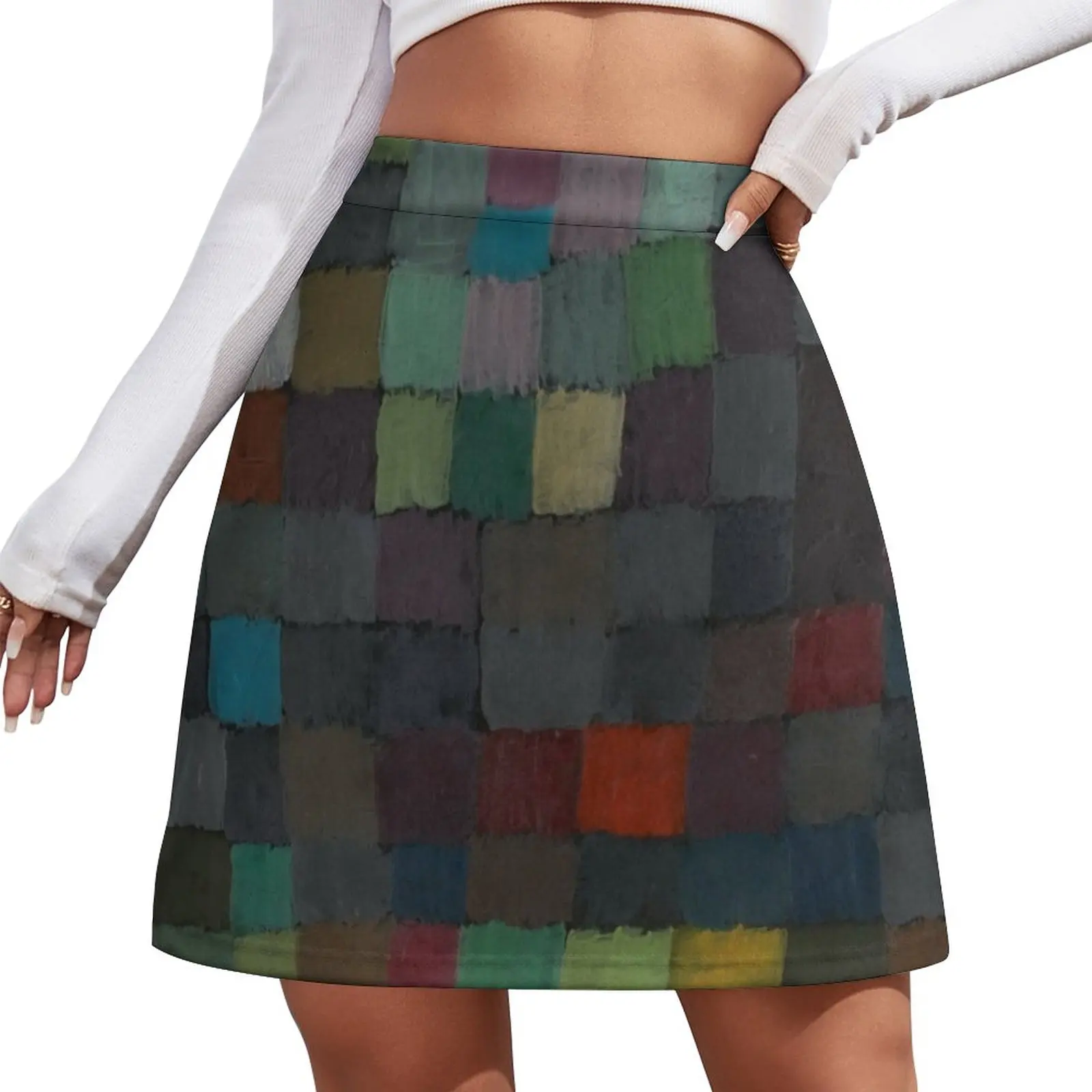 

Paul Klee Magic Square Fine Art Print Mini Skirt korean style kawaii clothes