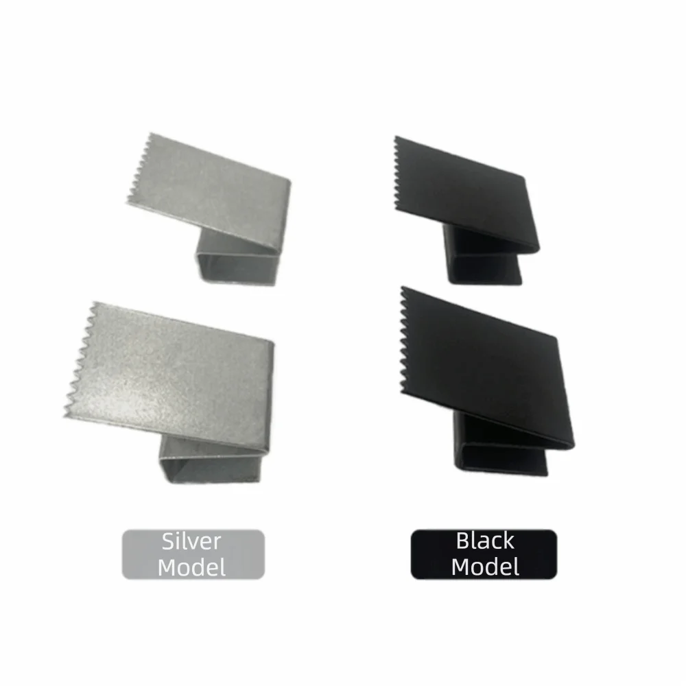 Universal Design Window Clips Reusable Hardware Glued Wooden Hurricane Clips With Screws Door Handles Reusable Clips