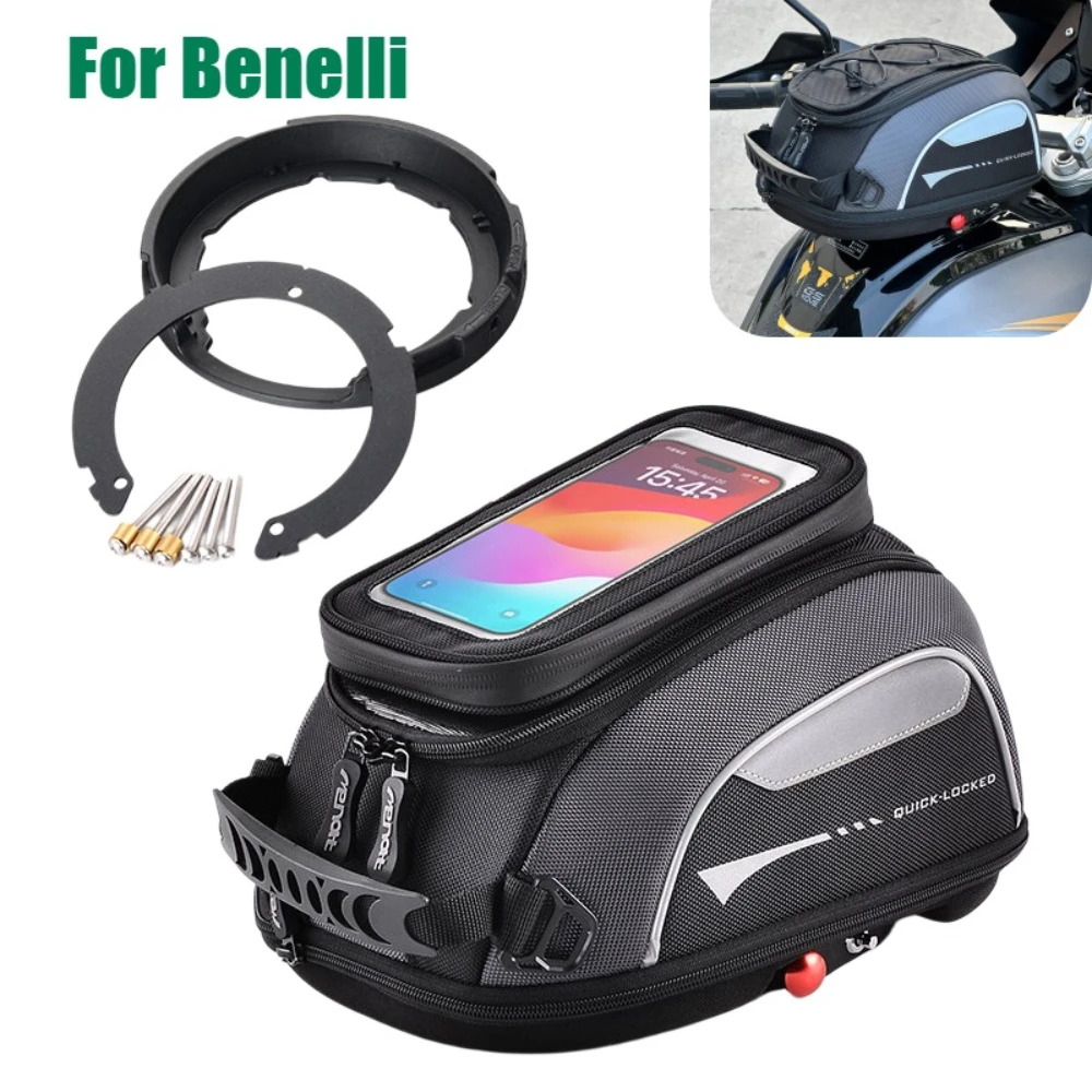 For Benelli TRK702 X TRK 702 TRK251 251 TNT899 Motorcycle Tank Bag Quick Lock Anti Theft Bag Waterproof Luggage Carrie Top Case