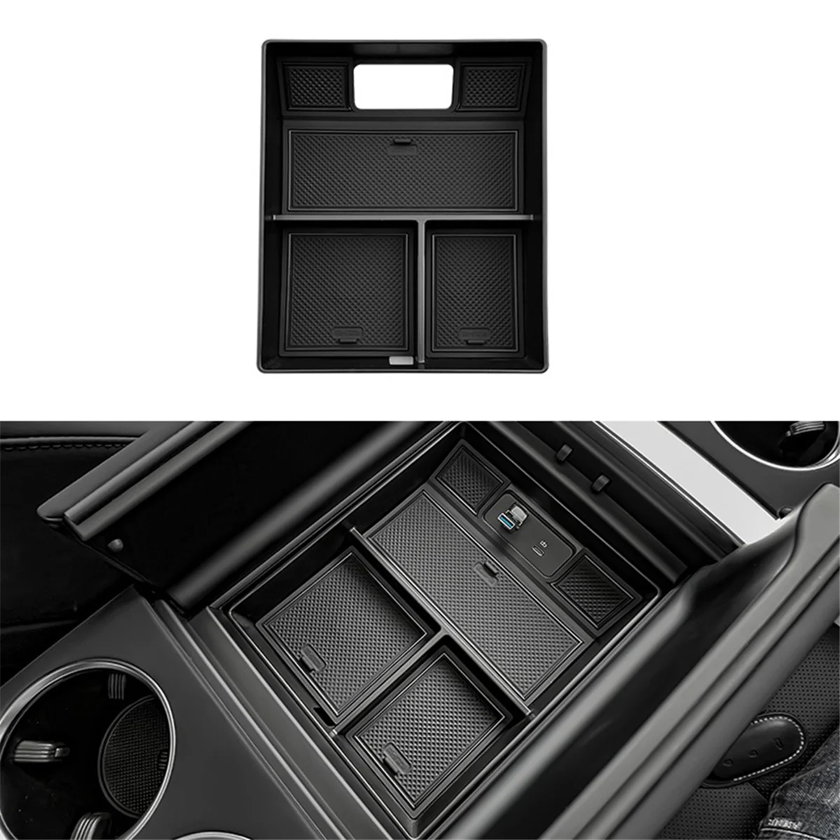 For Lixiang L8 L9 2022 2023 Car Armrest Storage Box Center Console Organizer Container Coin Tray Accessories