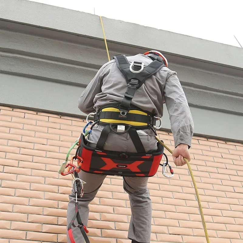 Siège à suspension en aluminium et nylon, neuf, utilisé avec un harnais pour le travail en hauteur