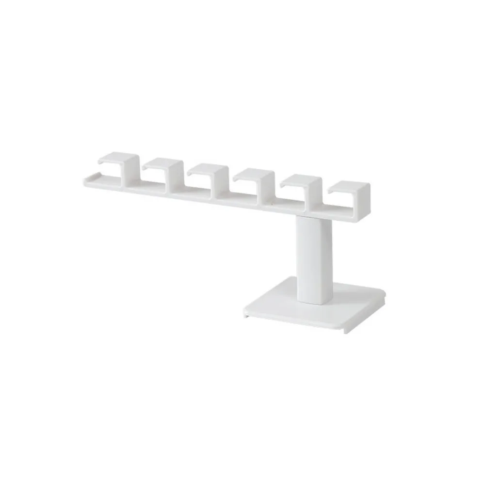 1pc wall mounted non perforated baseball cap hook, smooth and burr free, 6-hook design, multifunctional storage image 5