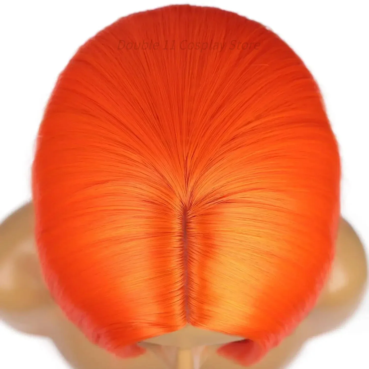 New Movie The Fifth Element Leeloo Cosplay Women Wig Orange Red Hair Heat Resistant Synthetic Hair Wigs Cap Halloween Dress Up