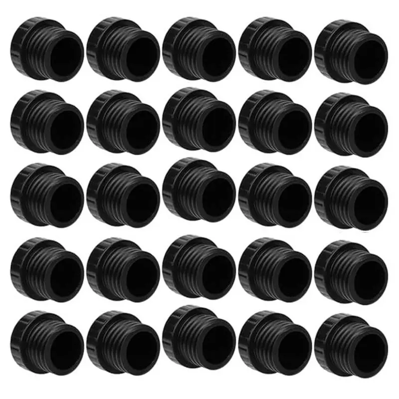 B97A-Light Socket Safety Caps 25PCS Plug E26 Light Bulb Socket Cover End Caps Light Socket Protective Caps For String Lights