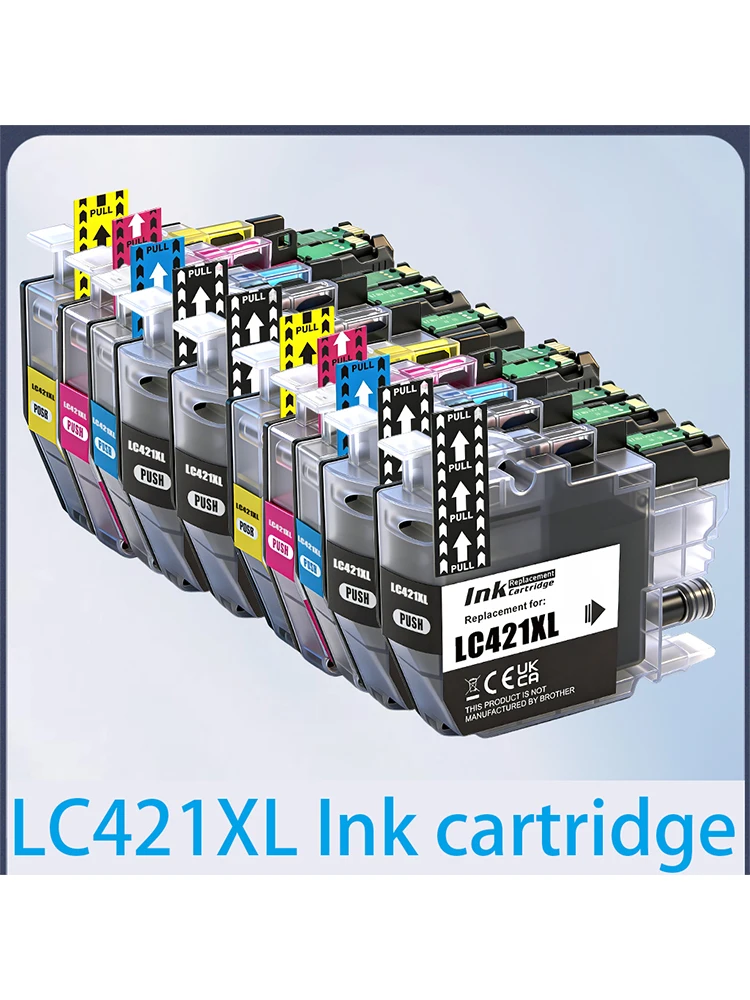 Wkład atramentowy Brother LC-421 LC421XL LC421 kompatybilny z drukarkami Brother DCP-J1050DW DCP-J1140DW DCP-J1800DW MFC-J1010DW — zdjęcie produktu 7