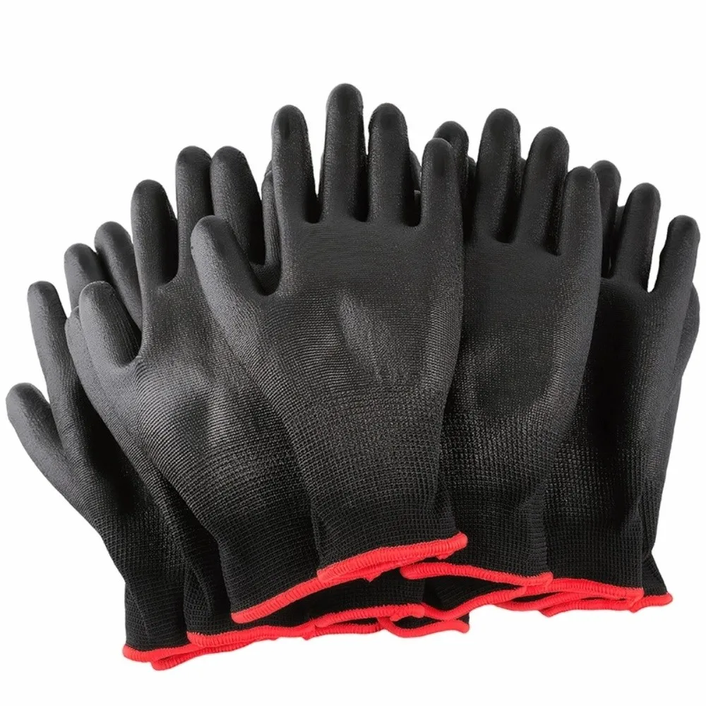 

Work Gloves Nylon PU Gloves Hand Protect Palm Coated Safety Work Gloves Antiskid Breathable Repair Special Gloves Car Repair
