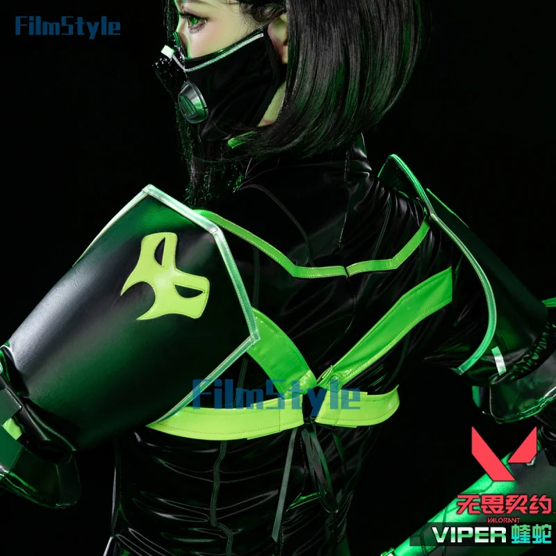 Game VALORANT Viper Cosplay Costume Uniform Halloween Carnival Party Christmas Play Role Clothes Clothing - view 4