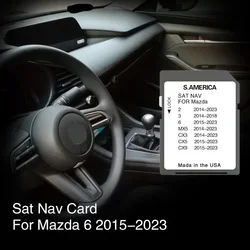 for Mazda 6 from 2015 to 2023 South America Maps Navigation Map Card Costa Rica French Guiana Guadeloupe Martinique