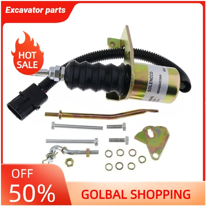 

New SA-3799-12 12V 1751ES Fuel Shutoff Stop Solenoid for Deutz Bosch RSV 1751ES