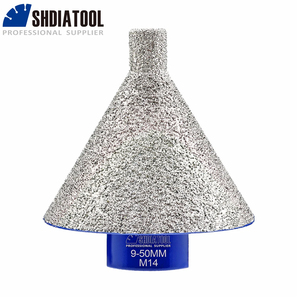 

SHDIATOOL 1Pc Diamond Chamfer Milling Bit Vacuum Brazed Drill Core Bits Ceramic Tile Marble Granite Hole Saw Drilling Crowns Bit