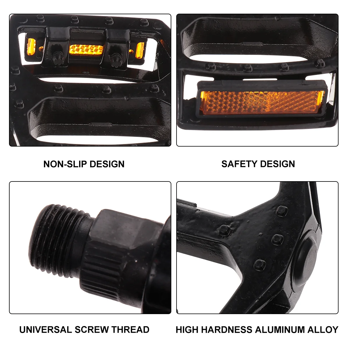 

Bicycle Pedal Aluminium Alloy Lightweight Durable For Mountain Road Bike Urban Commute Cycling Sport Bike Pedals