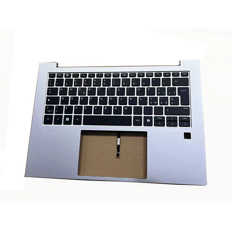 Palmrest Upper Case With Italian IT Layout Language Backlight Backlit Keyboard For HP Elitebook 840 G11 845 G11 Silver Color