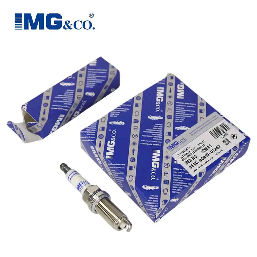 

4/6 шт. иридиевые свечи зажигания, совместимые с Toyota Lexus V6 3,5 л Camry Highlander Prado RAV4 FK20HR-11 90919-01247 (6 шт.)