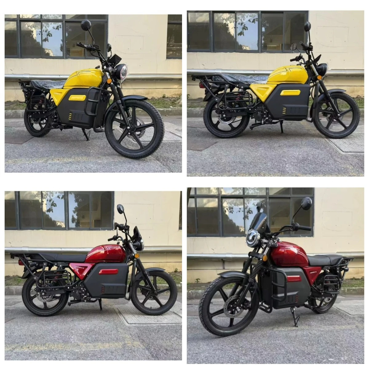 

Krono Wild Heavy Loader Electric Motorcycle Easy Swapping Lithium Battery 200kg Loading Capacity Electric Motorcycle