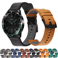 22mm 20mm Quick Fit Genuine Leather Strap For Xiaomi Watch S1 pro/ S3 S2 46MM/Mi S1 Active Band Replacement Wristband Bracelet