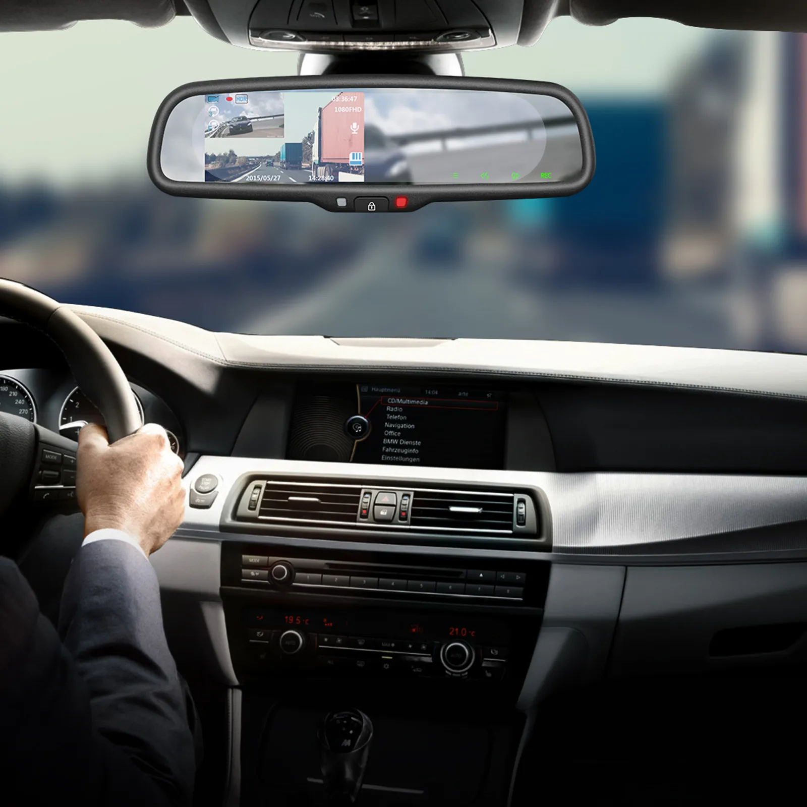 1Set Car Rearview Mirror Protective Anti Fog Film Large Size Anti Glare Interior Rear View Mirror Replacement Film