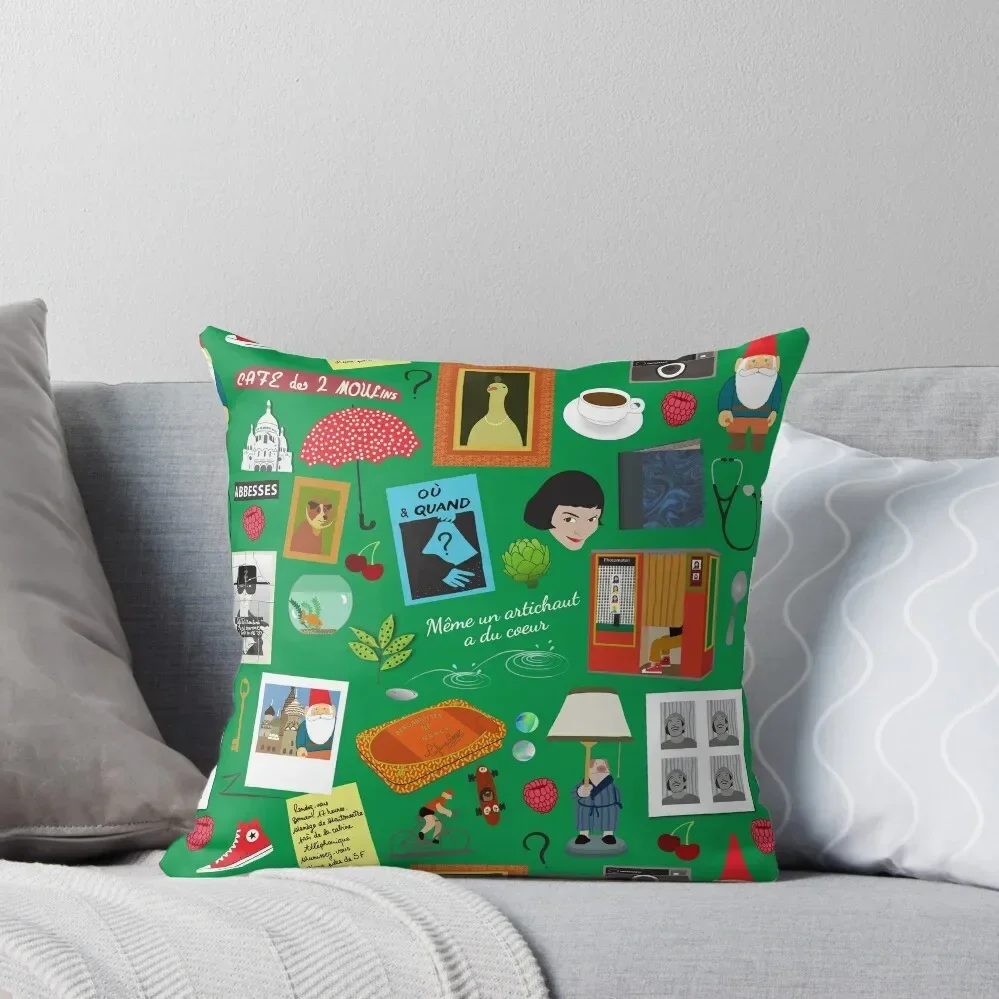 

Amelie Throw Pillow Christmas Pillow Cases Christmas Pillows Decorative Cushion bed pillows pillow