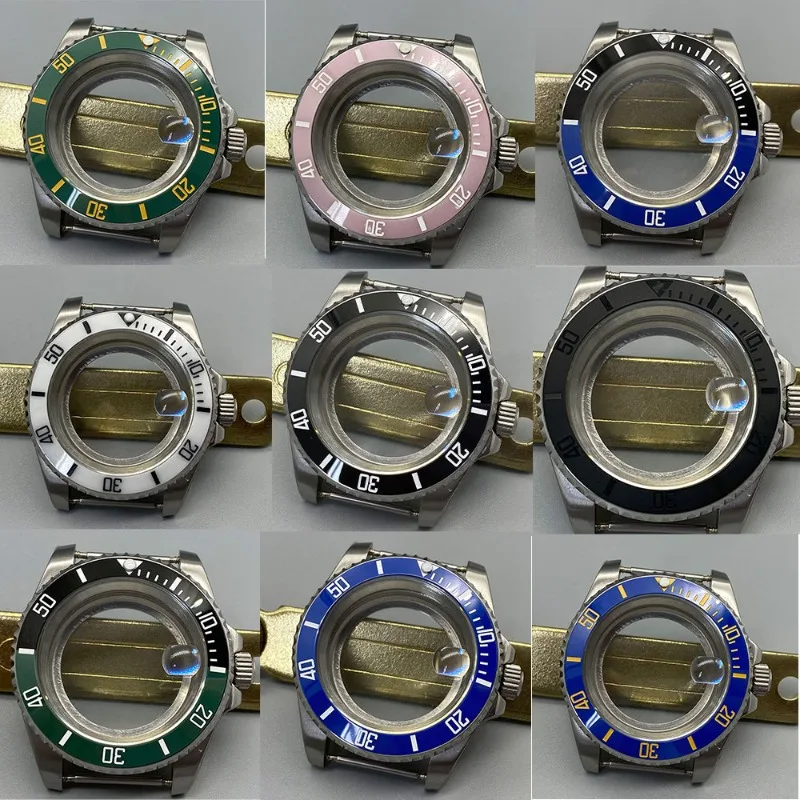 Adecuado para NH35/36 4R o para Pearl 2813 8215 movimiento 40mm316 caja de acero inoxidable anillo sub serie