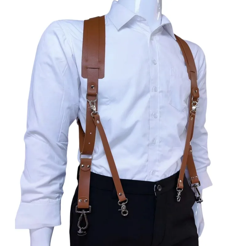 

Прочный кожаный двойной плечевой ремень для DSLR-камеры, регулируемый, удобный, с функцией слинг-рюкзака