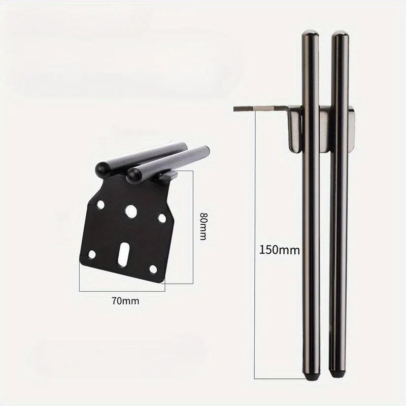 4PCS 15cm High Quality Double Tube Modern Metal Furniture Legs Bedside Luxury Bench Table Accessories Cabinet Feet For Furniture