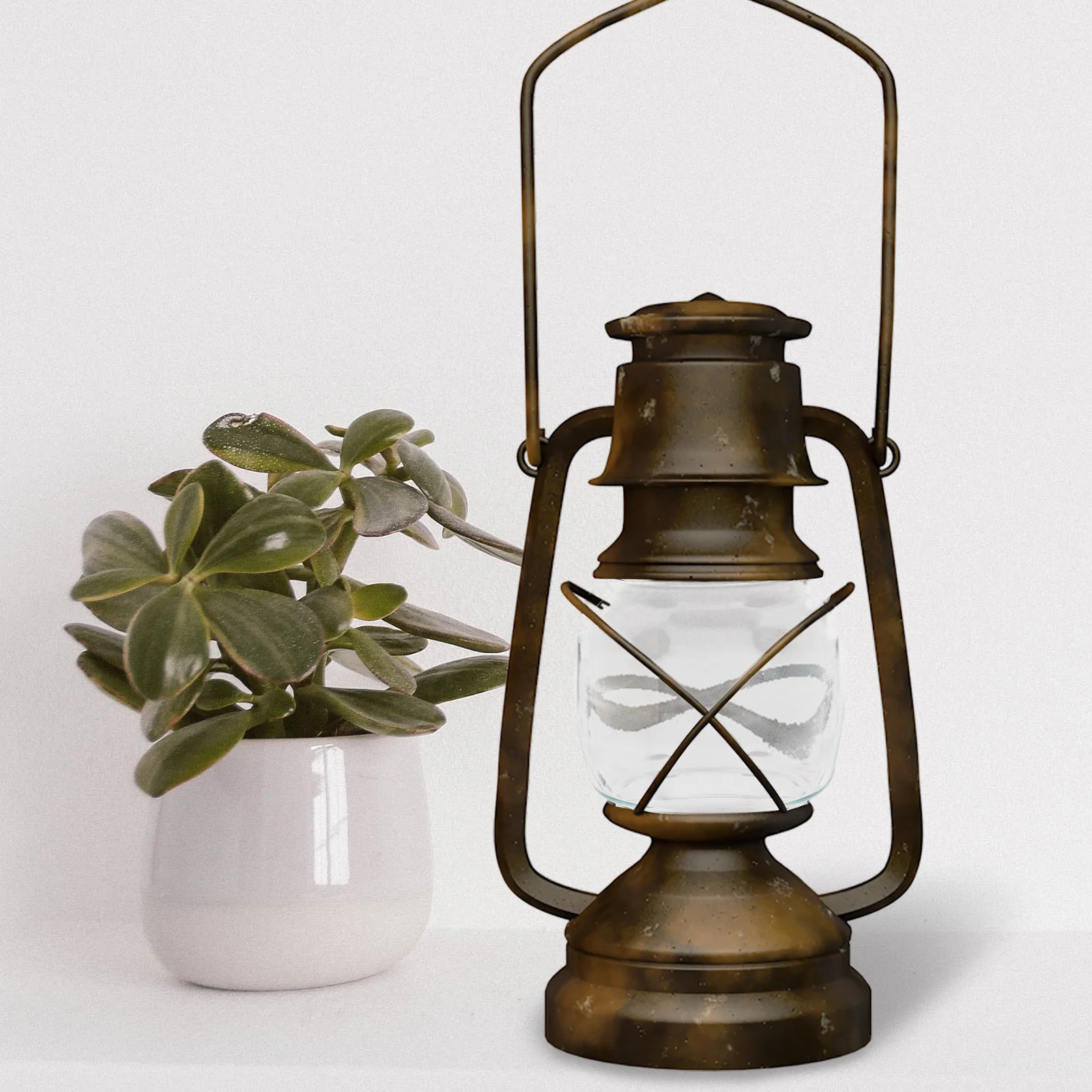 

Clear Lamp Shade Oil Lamp Glass Chimney Wear-Resistant Vintage Style Exquisite Craftsmanship Home Decoration