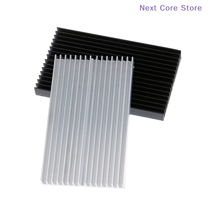 

1Pc 100MM Aluminum Alloy Heatsink Cooling Pad LED IC Chip Cooler Radiator Heat Sink