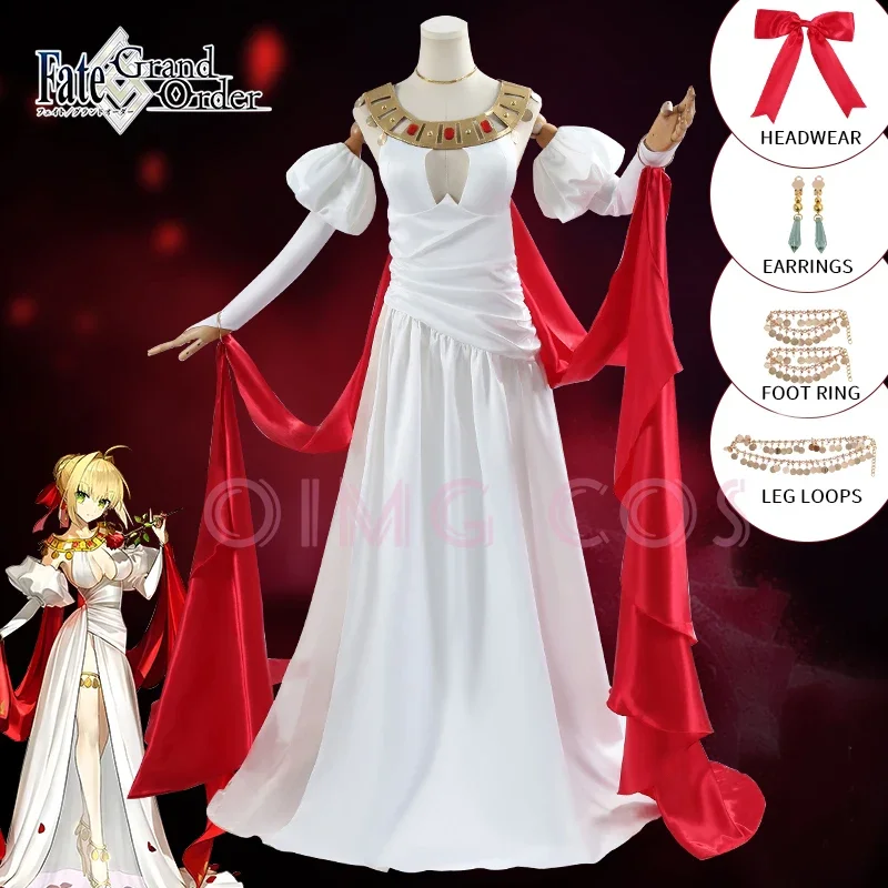 

Nero Claudius Cosplay Costume Carnival Uniform Wig Anime Halloween Men Costumes Game Character Outfits