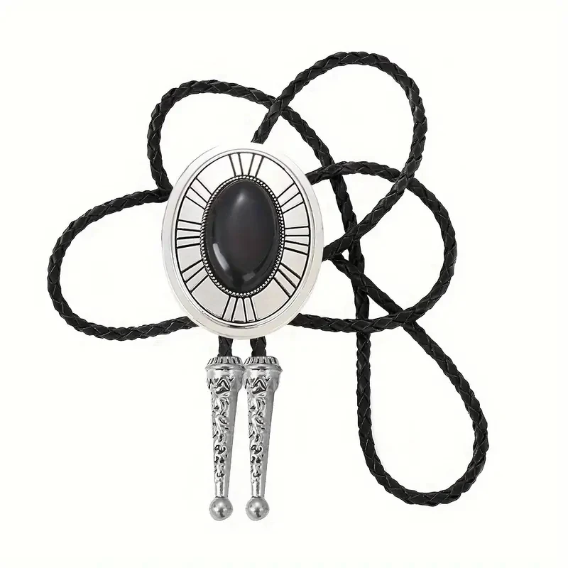 Retro Ethnic Style Bolo Tie - Handmade Knottie with Adjustable Length for Men Fashionable And Stylish Accessory