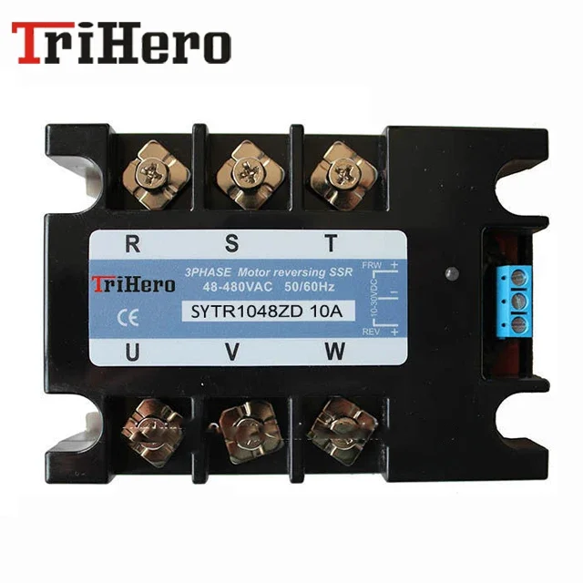 

10A Three phase motor control module SSR solid state relay,motor reversing SSR,DC input