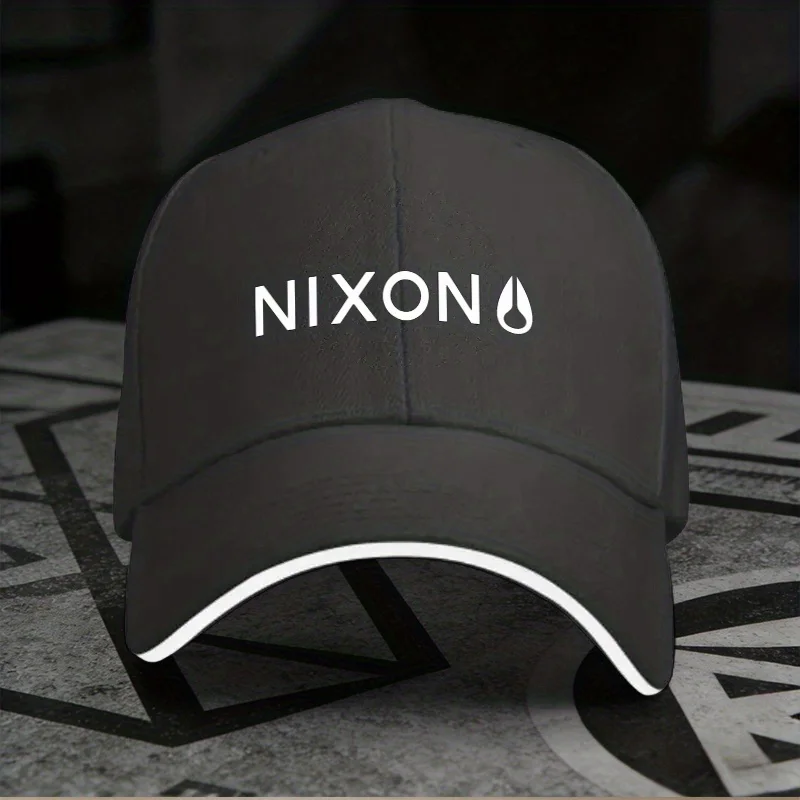 Nueva gorra de béisbol ajustable A NIXON, gorra ligera con estampado artesanal para mujer, gorra moderna NIXON para hombre, regalo perfecto para Pa