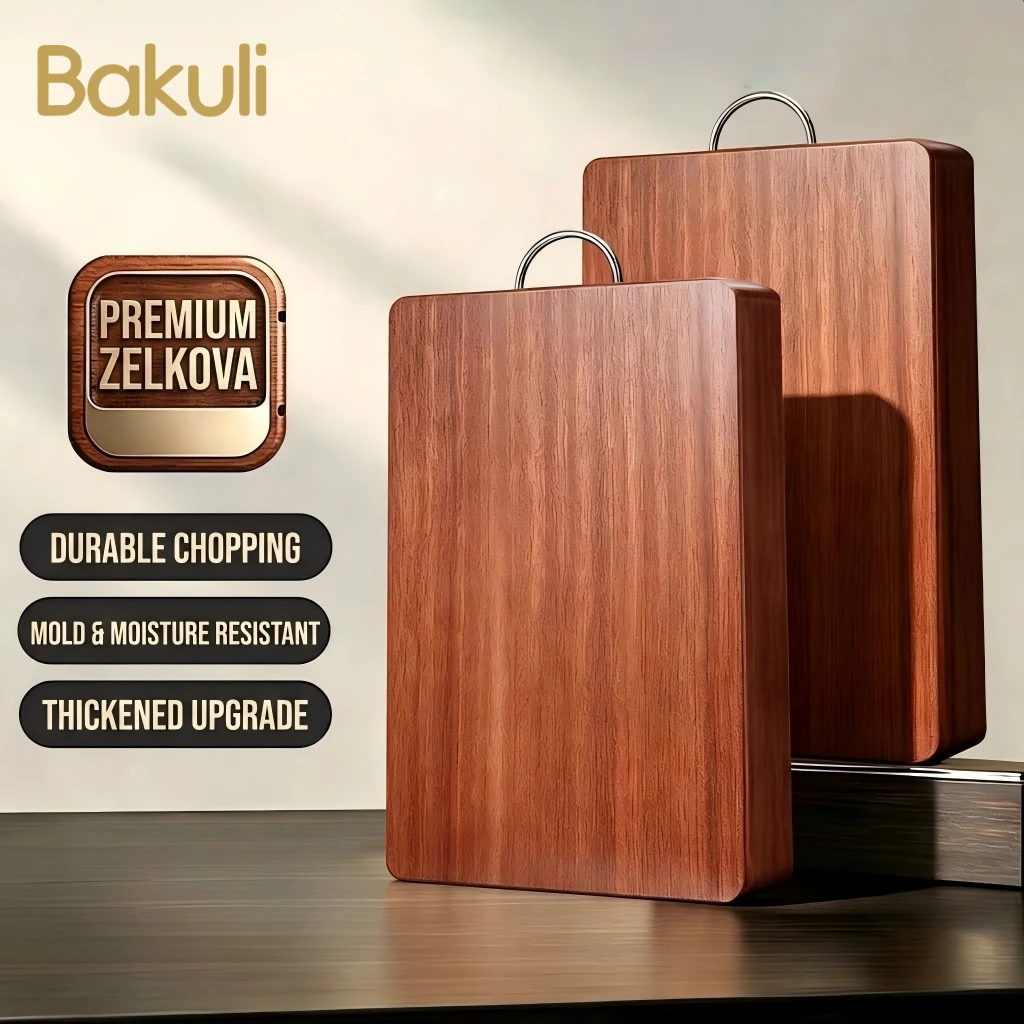 Kitchen double-sided Wood Cutting board Anti-slip Mildew proof Household Chopping board Wood Kitchen Cutting Tools