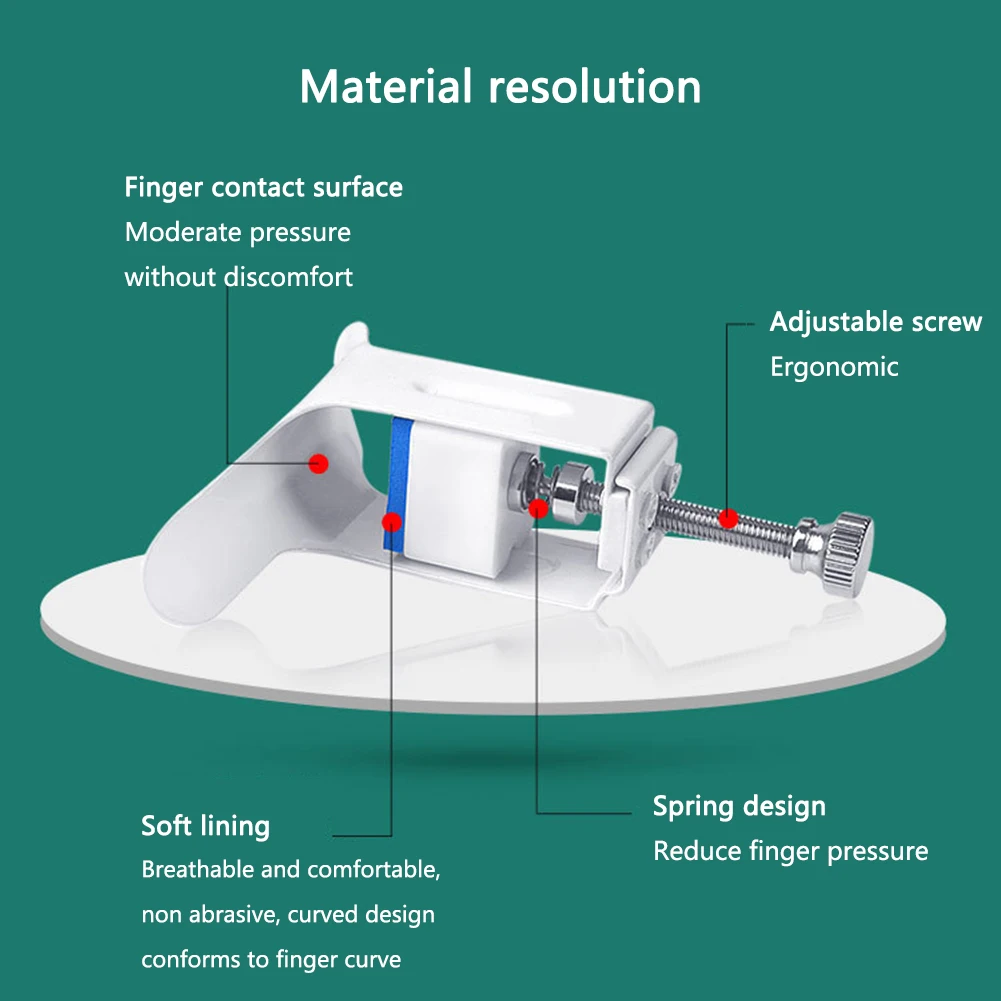 Finger Fixed Repair Decompression Finger Straightener Splint Orthosis Tool Hand Arthritis Injury Holder Finger Fixer for Trigger