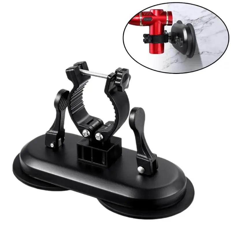 1pc Creative Simple And Practical Massage Gun Holder With Suction Cup Hands-Free Mount For Fascia Gun No Installation Needed