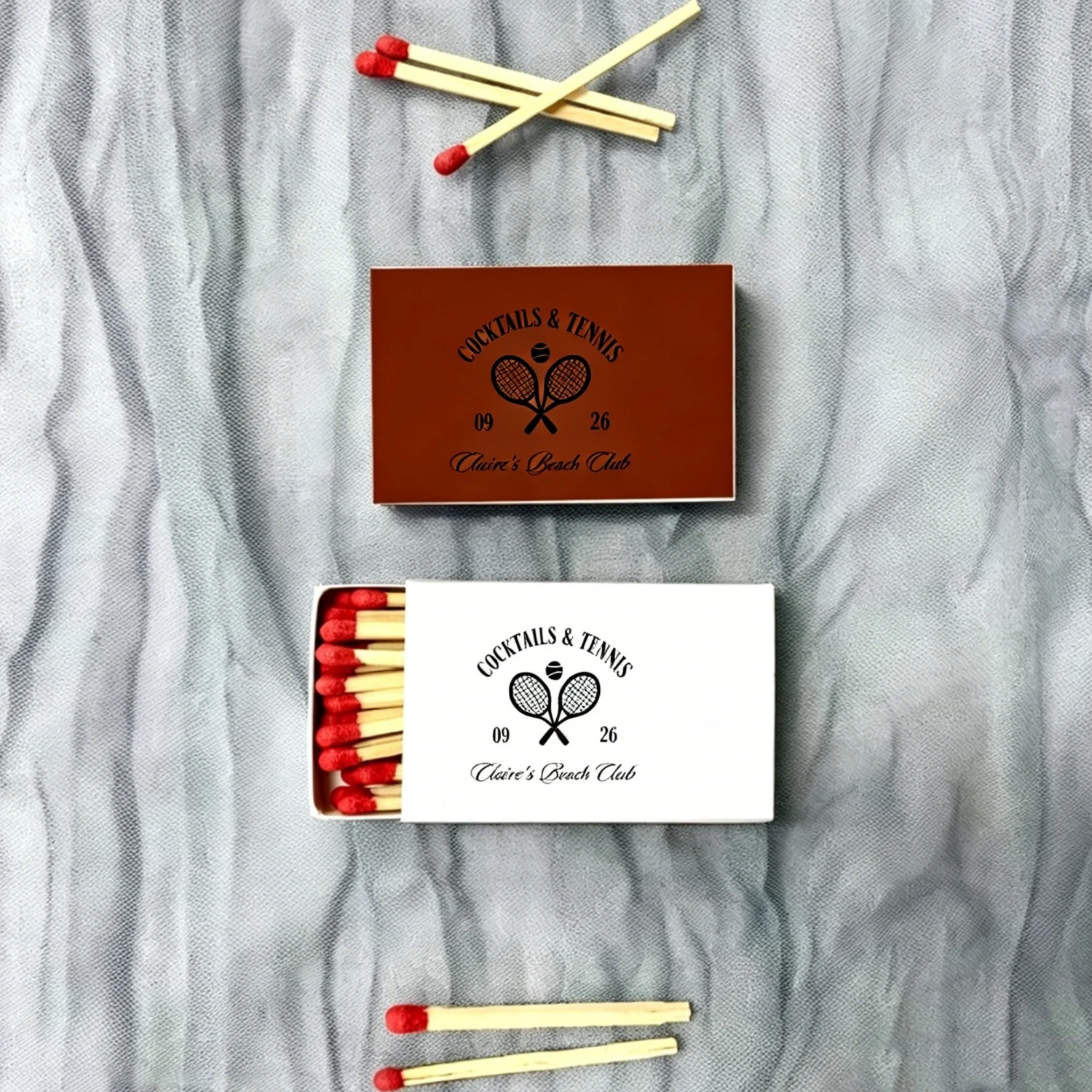 

Custom Wedding Easy Matchboxes, Personalized Convenient Design, Simple Favours for Wedding & Party