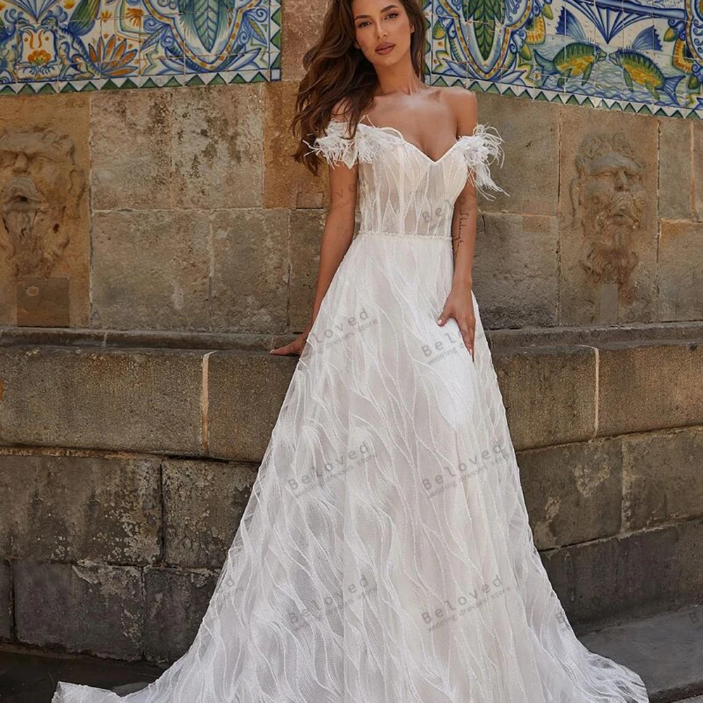 

Gorgeous Wedding Dresses A Line Bridal Gowns Lace Tiered Robes For Formal Party Sleeveless Vestidos De Novia Customized 2025