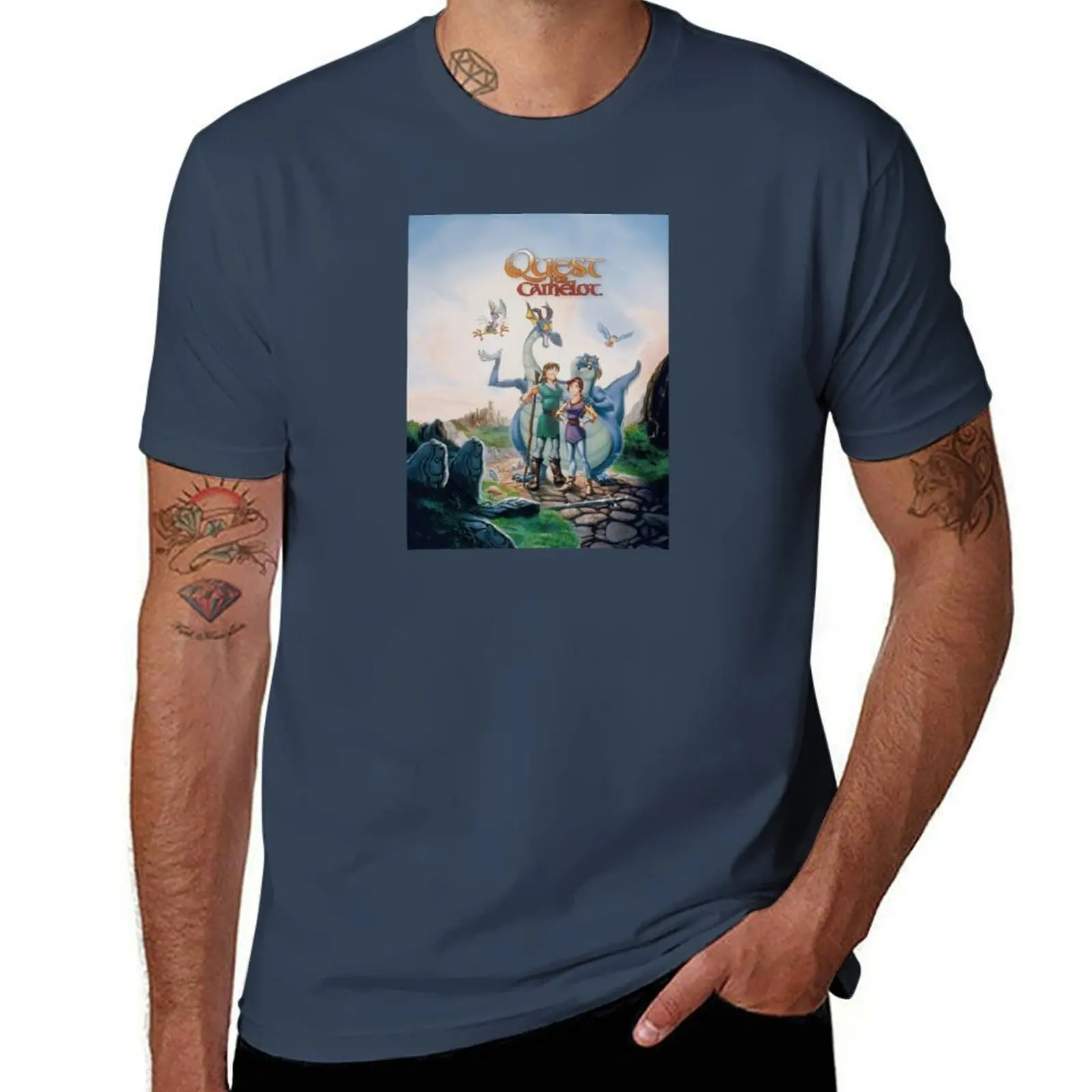

Quest For Camelot T-Shirt man t shirts high quality luxury brand man t shirts for men man graphic t shirt T-Shirt
