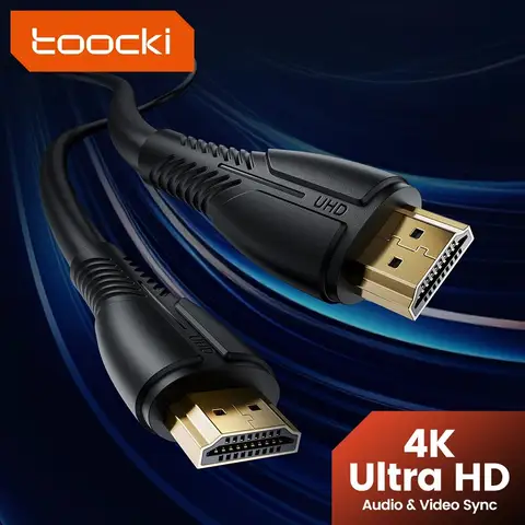 Toocki Hdmi 2.0 Kabel 4K Kabel Voor Ps5 Ps4 Ps3 Xbox Fire Stick Blue Ray Speler Hdr Hoge Snelheid Ethernet 4K 60Hz 30Hz Mannelijk
