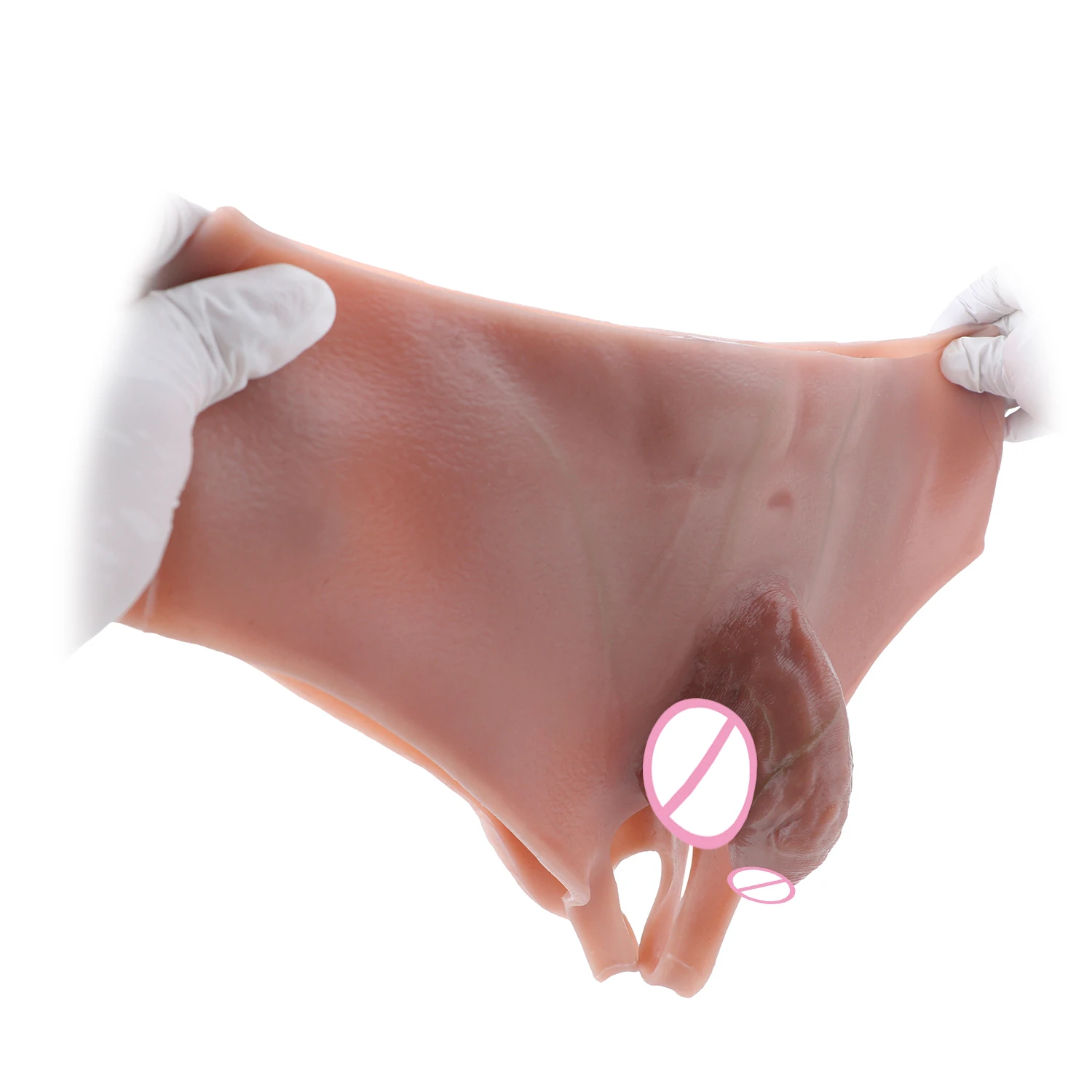 Small Dildo Panties for Trans Man,Realistic Strap On Dildo Pants With Solid Penis,Soft Silicone Adult Sex Toys For Women Lesbian - view 5