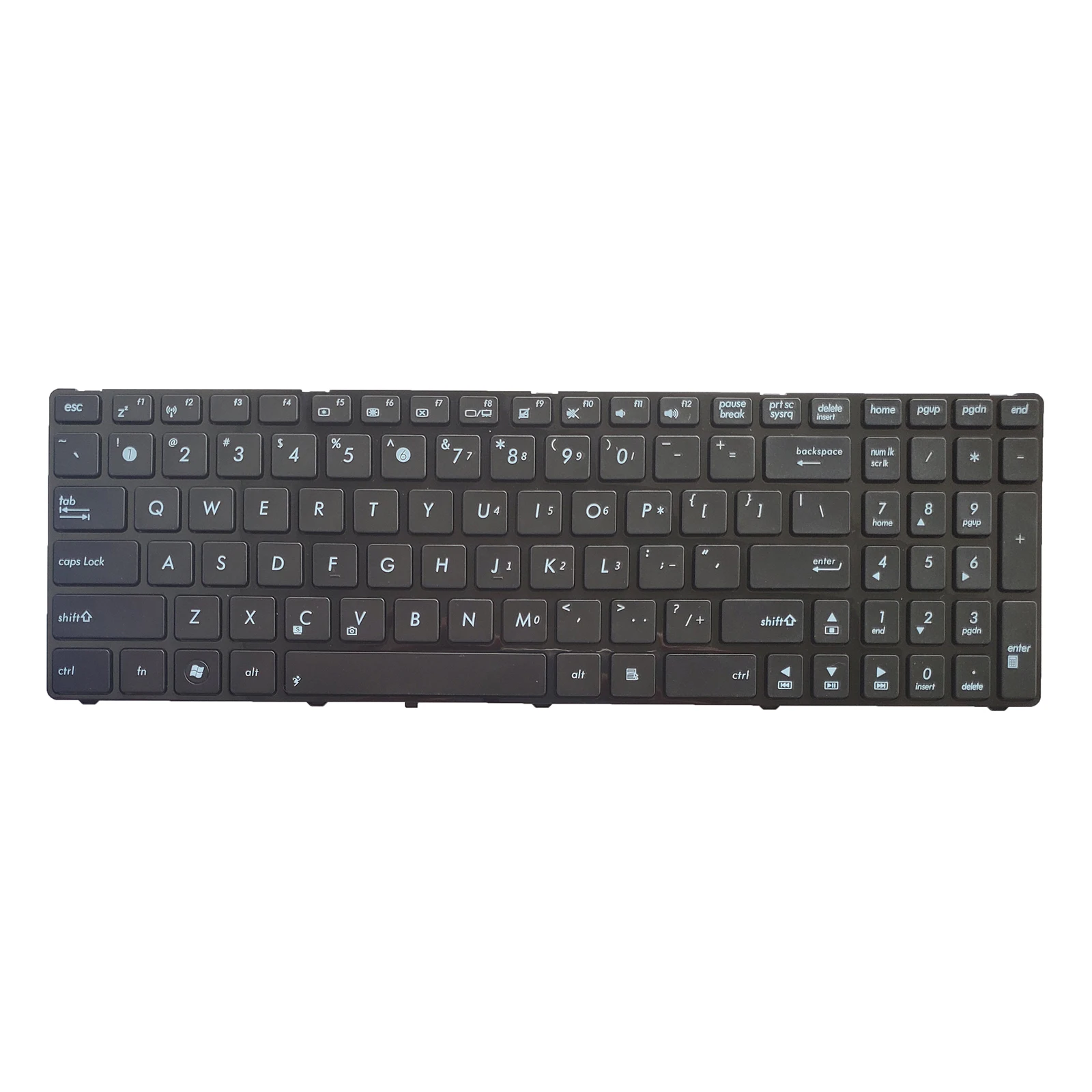 

US Laptop Keyboard for ASUS 04GNV91KSP00-213 K50 K50IN K61 K50A K50AB K50IJ K50ID P50 P50IJ MP-07G76E0-5283 0KN0-EL1SP021