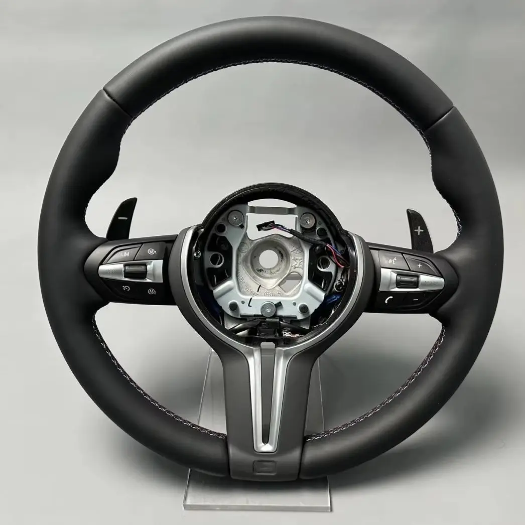 F10 F11 F15 F16 F20 F30 F31 F32 F36 E70 E71 E84 E87 E90 M3 M4 Manual Automatic Leather Sport Interior Steering Wheel For BMW
