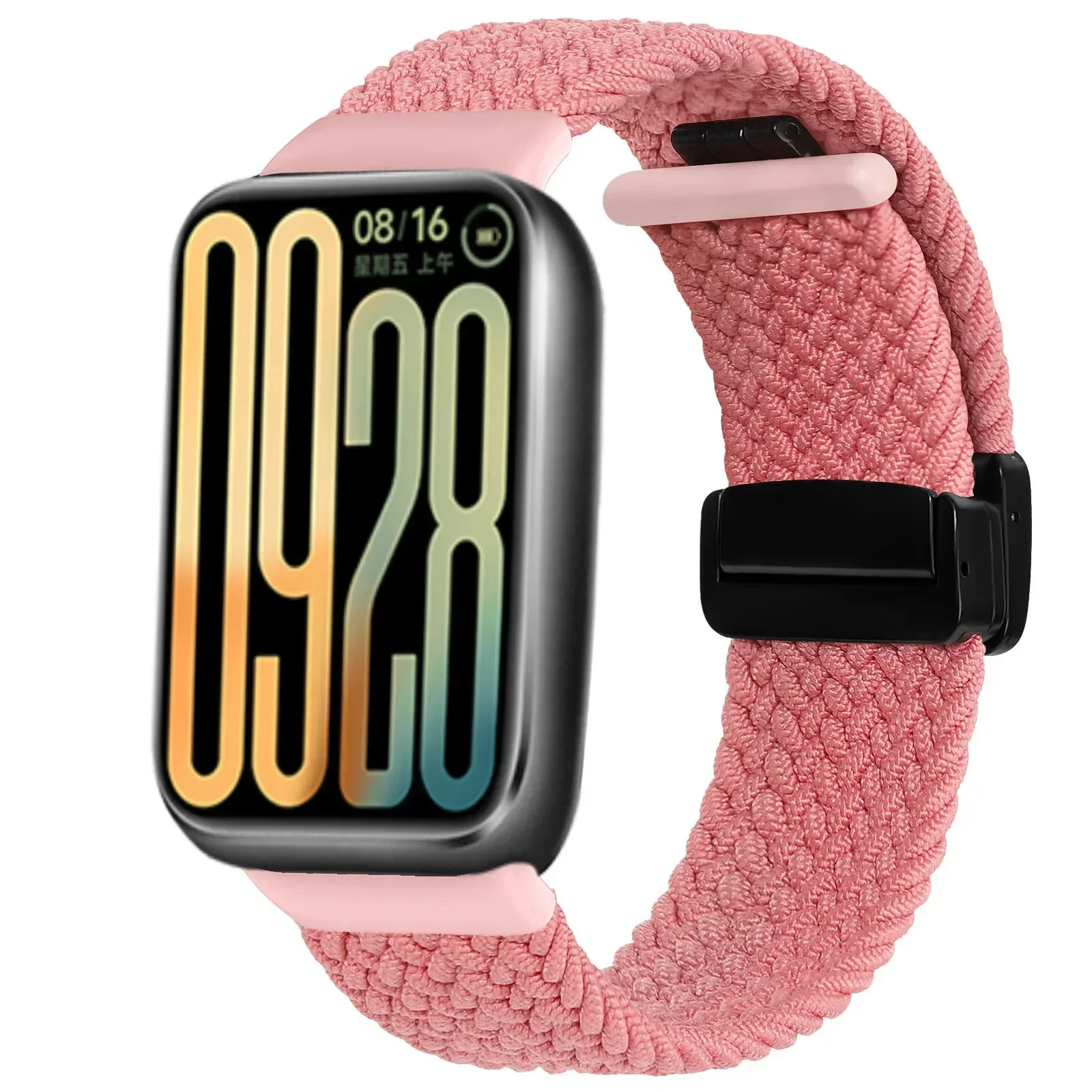 Nylon Strap for Xiaomi Mi Band 8 Pro/9 Pro Metal Magnetic Buckle Adjustable Wristband for Redmi Watch 5 4 Sports Accessory Belt