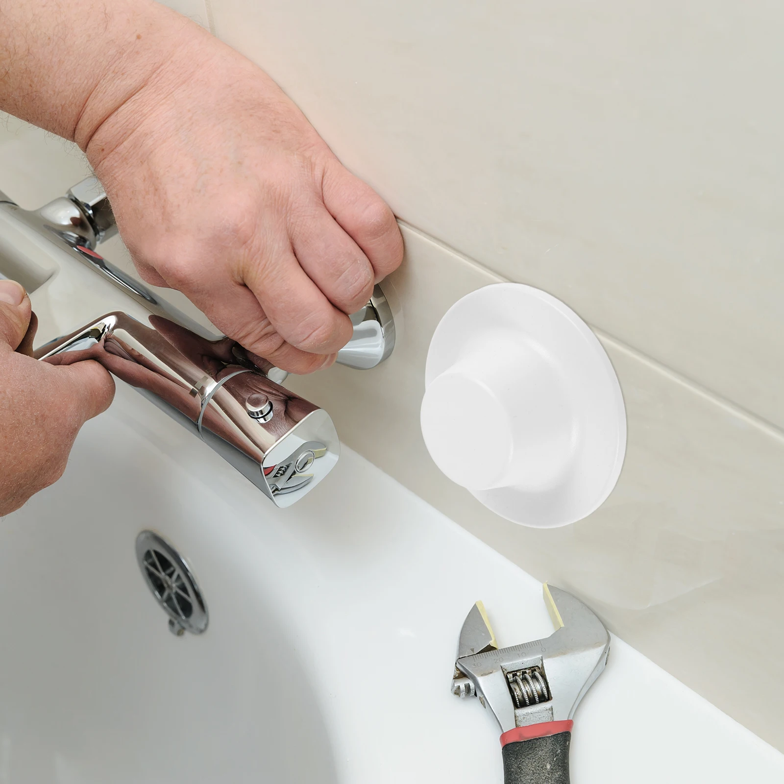 

3Pcs Water Pipe Escutcheon Cover Plates for Home and Office Stylish Touch Pipe Covers Escutcheon Plate Hose Bib Mounting Plate