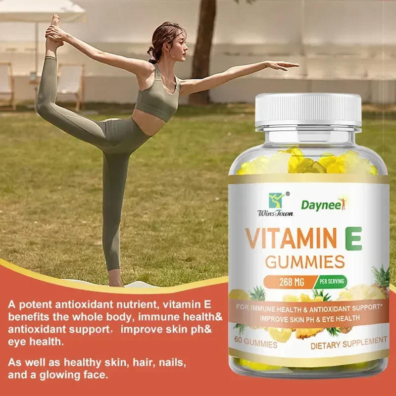 

1 bottle of vitamin E gummies to enhance the body's immunity skin elasticity and health food