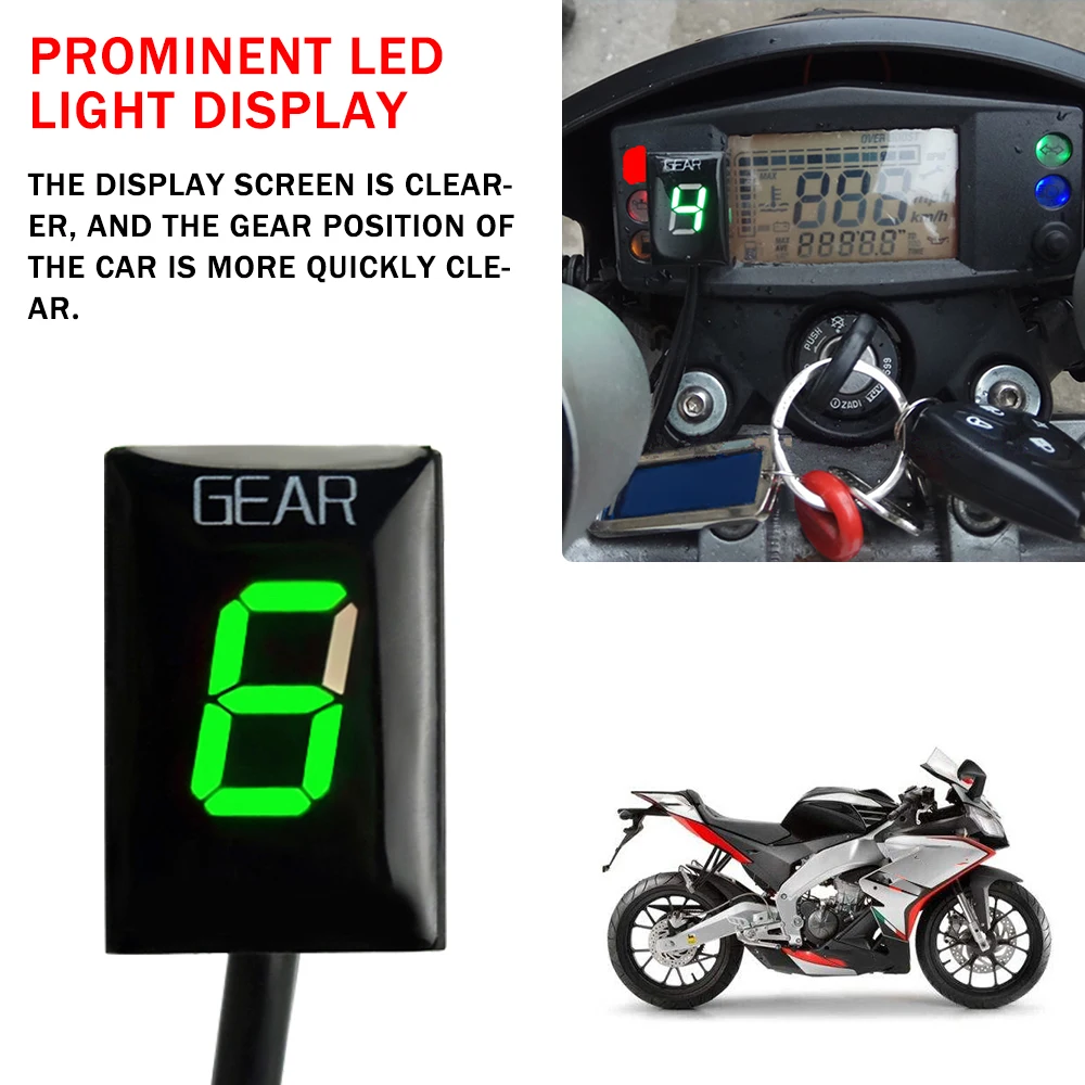 Motorcycle Gear Display Indicator For Aprilia ETV1000 ETV 1000 Caponord RS 125 RS125 RSV Mille RSV4 SL1000 Falco Shiver 750