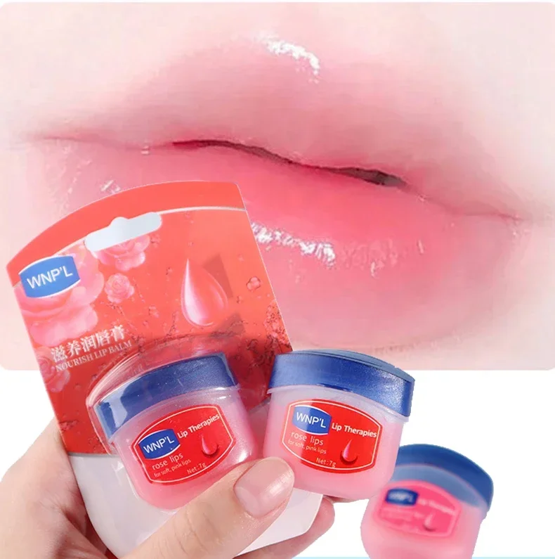 4 teil/satz Lip Balm Set Natürliche Vaseline Feuchtigkeitsspendende Anti-Rissbildung Petroleum Gelee Lipbalm Lippenstift Basis Koreanische Frauen Kosmetik Neue