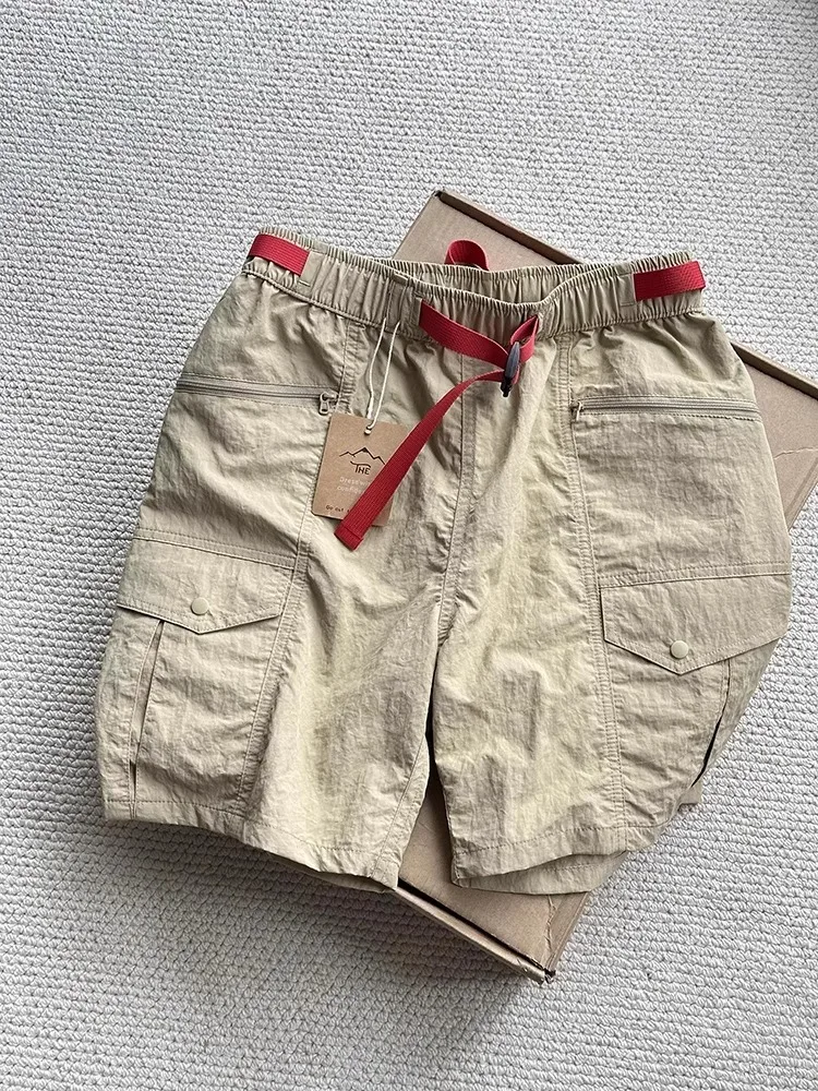 

Qui Dry Outdoor Men's orts Summer Thin Five-Quarter Workwear Pants Breathable Multi-ket Cargo orts for Hiking And Cl...