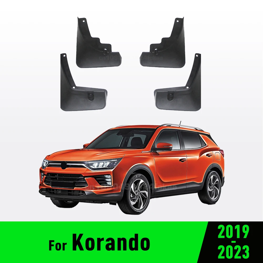 

Mudflaps Splash Guards Mudguards Mud Flaps Fender car Accessories For Korando 2019 2020 2021 2022 2023