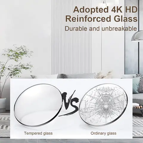 Fashion Sunset Wall Clock Ins Light Luxury Living Room Kitchen No Punching Creative Decoration Silent Simple Glass Clock