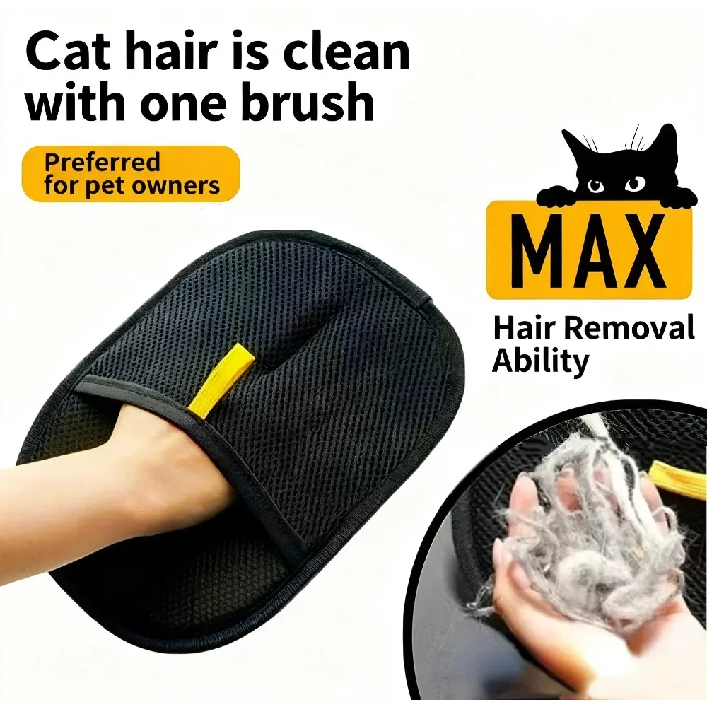 Pet Elektrostatische Haar Entfernung Handschuhe Hund Katze Haar Entfernung Pinsel Handschuhe Haar Klebe Handschuhe Teppich Kleidung Haar Reinigung Pinsel
