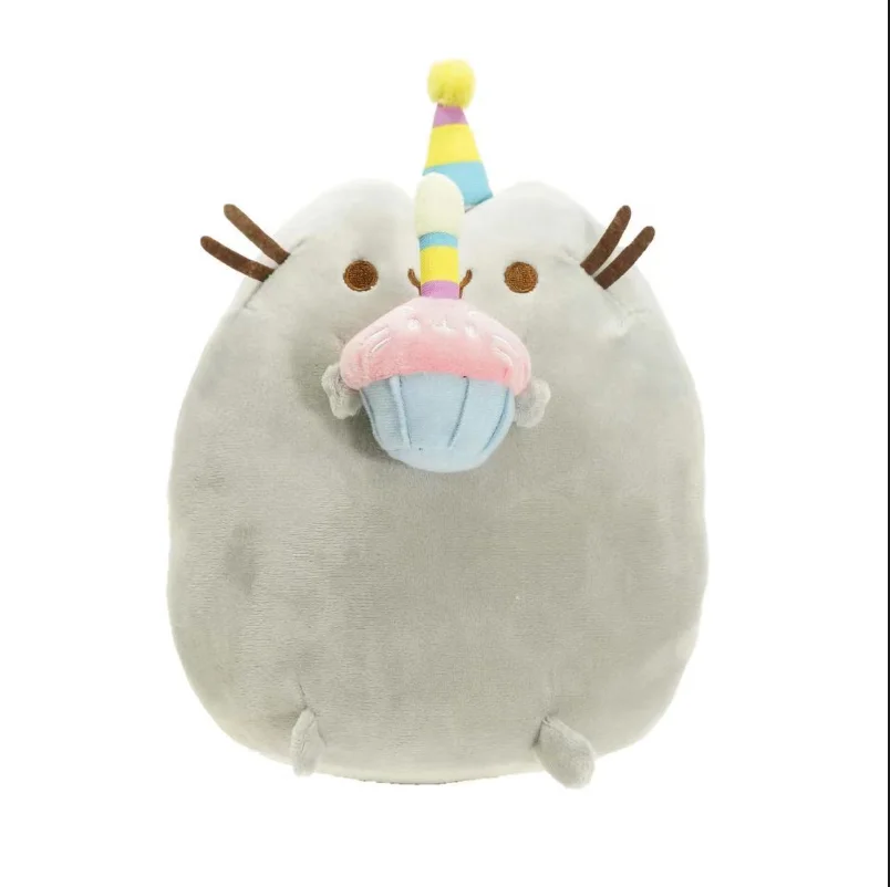 HOT 15CM Plüschtier Kawaii Engel-Katze Cartoon Plüsch-Stofftier Kartoffelchip-Eiscreme-Pizza-Katze Geschenke Geburtstag